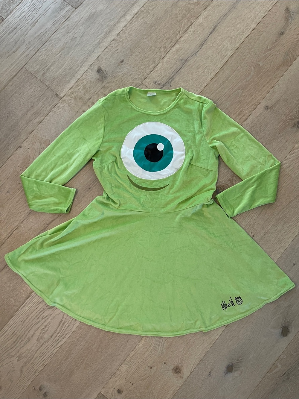 Disney Pixar Mike Wazowski womens dress size Large